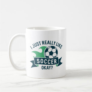 Jag bara Verkligen som en fotbollsspelare Kaffemugg