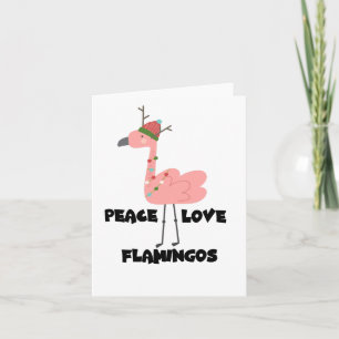 Jag bara Verkligen som Flamingos, Peace Kärlek Fla Kort