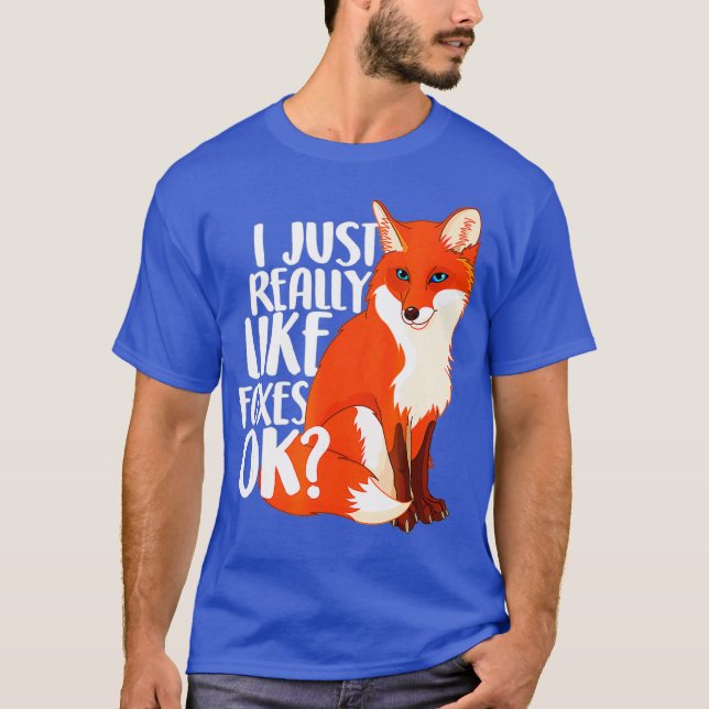 Jag bara Verkligen som Foxes okej - Fackliga kvinn T Shirt (Framsida)