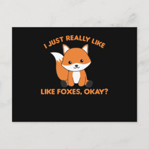 Jag bara Verkligen som Foxes.. Vykort