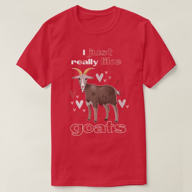 Jag bara Verkligen som getter T Shirt (Design framsida)