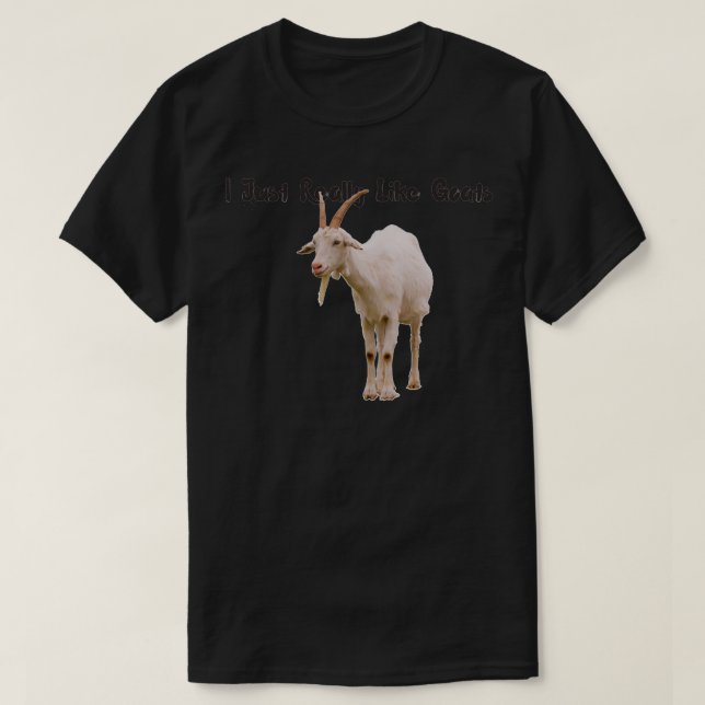 Jag bara Verkligen som getter T Shirt (Design framsida)