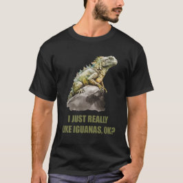 Jag bara verkligen som Iguanas Iguana T Shirt