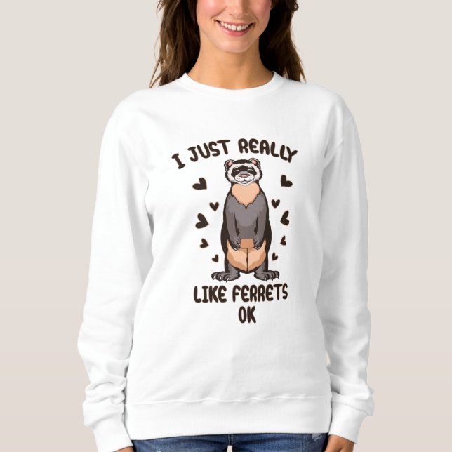 Jag bara verkligen som illrar, okej? t shirt (Framsida)
