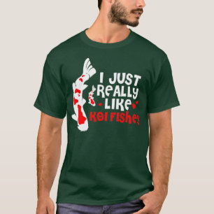 Jag bara Verkligen som Koi Fish T Shirt