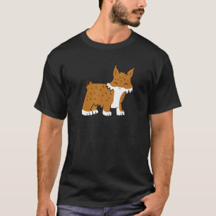 Jag bara Verkligen som Lynxes Cute Lynx Cat T Shirt