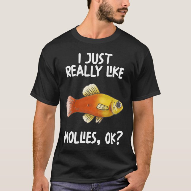 Jag bara Verkligen som Mollies OK T Shirt (Framsida)