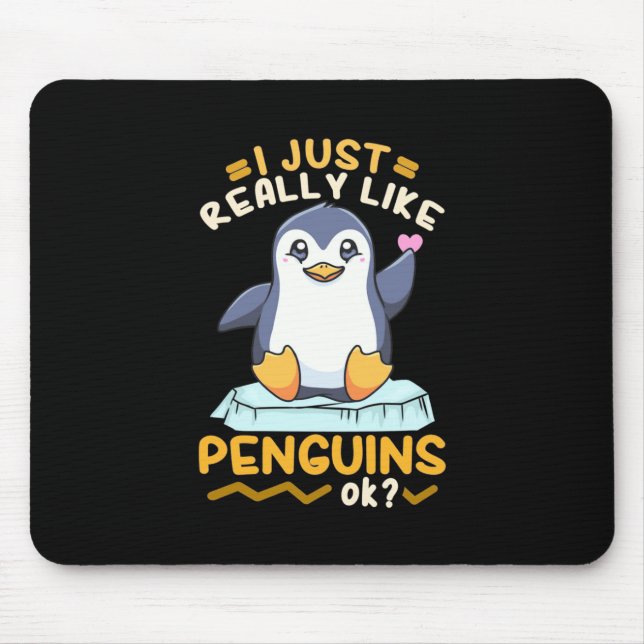 Jag bara Verkligen som Penguins Musmatta (Framsidan)