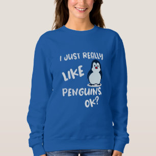 Jag bara Verkligen som Penguins. T Shirt