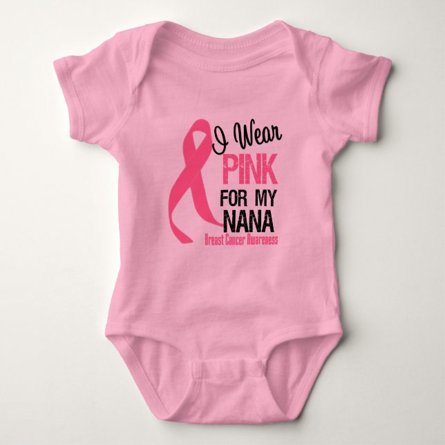 Jag Bäras Rosa för min Nana Tröja (Framsida)