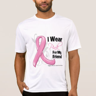 Jag Bäras Rosa för min vän - bröstcancer T Shirt
