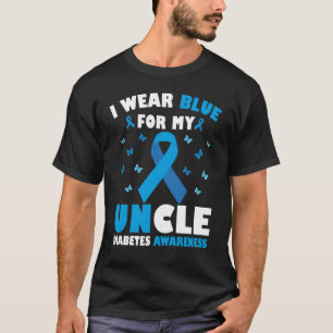 Jag Bäror blå för min moraldiabetesmedvetenhet T Shirt