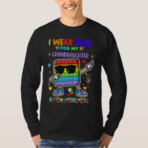 Jag Bäror blå för min mordotter Autism-medvetenhet T Shirt