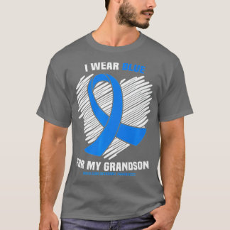 Jag Bäror blå för min morson Angelman Syndrome Awa T Shirt