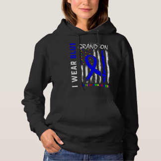 Jag Bäror blå för min morson Autism Awareness Amer T Shirt