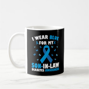 Jag Bäror blå för min svärson-in-law-diabetesmedve Kaffemugg