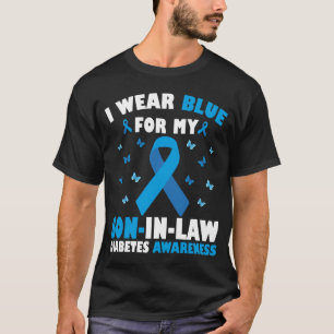 Jag Bäror blå för min svärson-in-law-diabetesmedve T Shirt