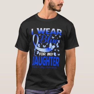 Jag Bäror blått för min dotter Erbs palsiga medvet T Shirt