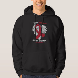 Jag Bäror Burgundy för min stepmamma Brain Aneurys Hoodie