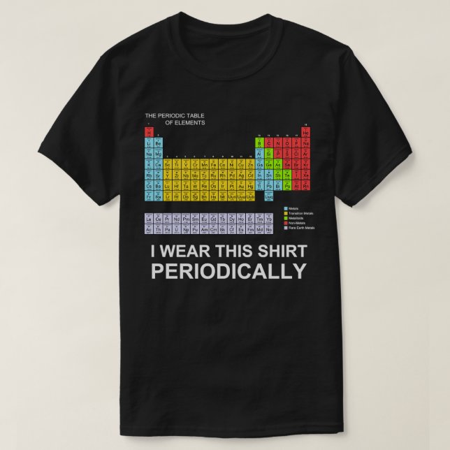 Jag Bäror den här periodiskt roliga långärmaden. T Shirt (Design framsida)