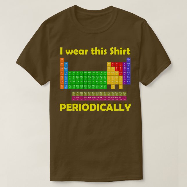 Jag bäror den här periodvis Bord T Shirt (Design framsida)