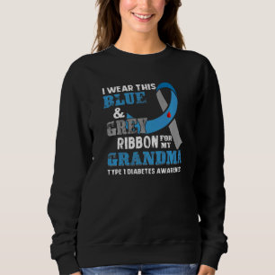Jag Bäror det här blått och Grått för min mormor D T Shirt