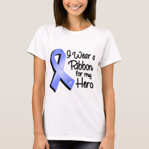 Jag Bäror ett Periwinkle-band för mitt Hero T Shirt