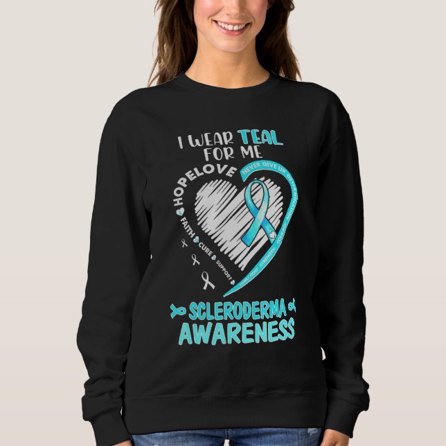 Jag Bäror för mig Scleroderma Awareness. T Shirt (Framsida)