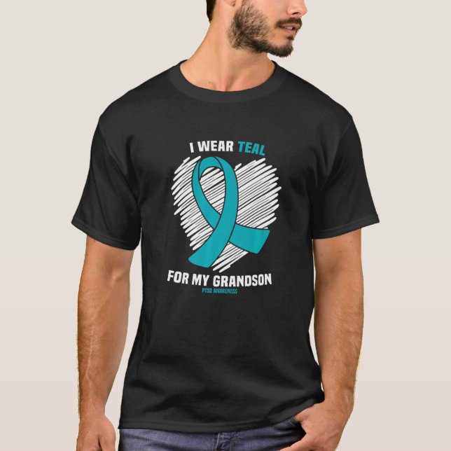 Jag Bäror för min morson Ptsd-medvetenhet T Shirt (Framsida)