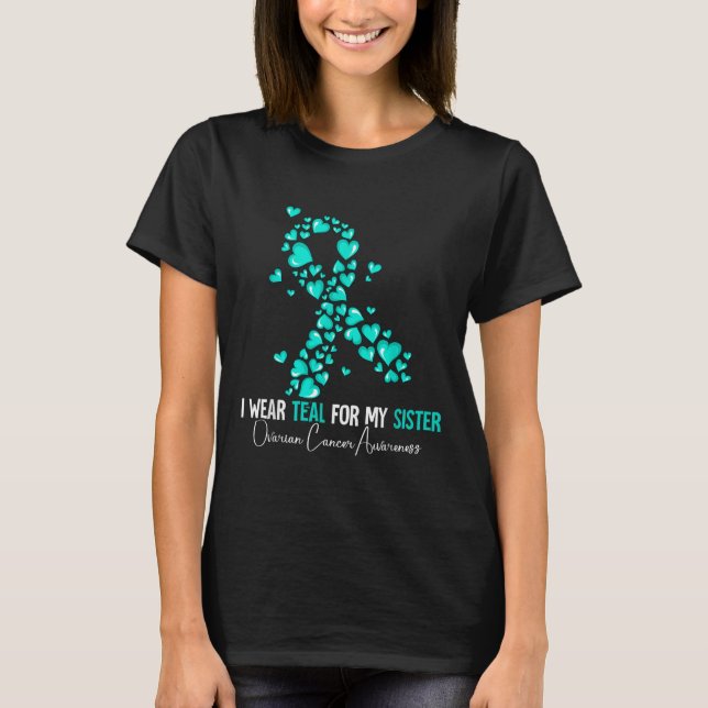Jag Bäror för min ovariella cancermedvetenhet hos  T Shirt (Framsida)