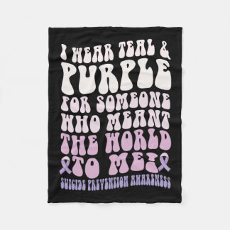 Jag Bäror för någon som ser världen som mitt själv Fleecefilt