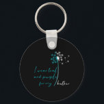 Jag Bäror kalk och Lila för min brodersuicide Prev Nyckelring<br><div class="desc">I Bära Teal and Lila for My Brother Suiciences Prevention</div>