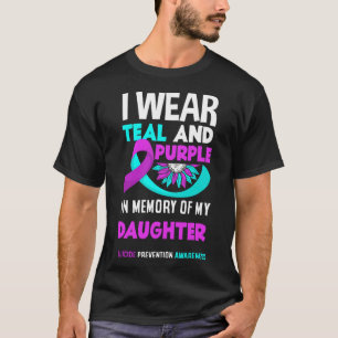 Jag Bäror kalk och Lila för mitt dottersjälvmord f T Shirt