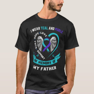 Jag Bäror kalk och Lila för mitt självmord i Pappa T Shirt