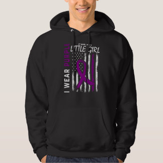 Jag Bäror Lila för mina små Epilepsiavärgar Hoodie