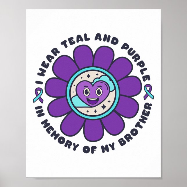 Jag Bäror mitt brödrasjälvmord och mitt Lila. Poster (Framsidan)