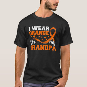 Jag Bäror Orange för min morfar-shirt Ribbon Leuke T Shirt