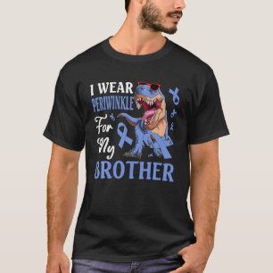 Jag Bäror Periwinkle för min bröder Stomach Cancer T Shirt