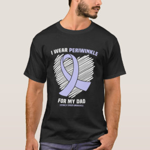 Jag Bäror Periwinkle för min Pappa-stomach-cance T Shirt
