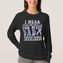 Jag Bäror Periwinkle för min Pappa-stomach-cancer T Shirt