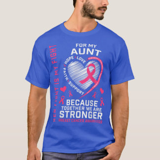 Jag Bäror Rosa för min medvetenhet om bröstcancer  T Shirt