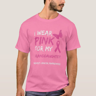 Jag Bäror Rosa för min mordotter Breast Cancer Awa T Shirt