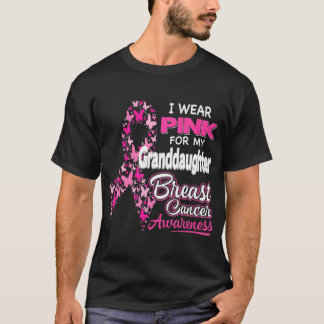Jag bäror Rosa för min mordotter Breast Cancer T Shirt