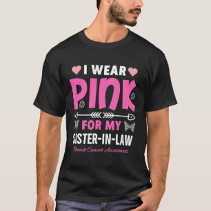 Jag Bäror Rosa för min sjukhuskänsliga bröstcancer T Shirt