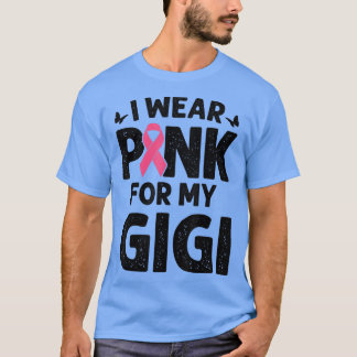 Jag Bäror Rosa för mitt gigi-fjärilsvampsvampar. T Shirt