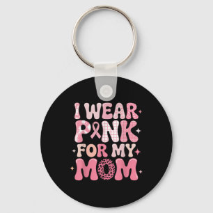 Jag Bäror Rosa för mitt Mamma-skikt för bröstcance Nyckelring
