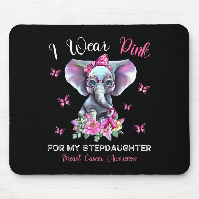 Jag Bäror Rosa för mitt stepdotters bröstcancerkri Musmatta (Framsidan)