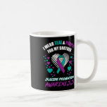 Jag Bäror tealandpurpel för mitt brödrasjälvmord. Kaffemugg<br><div class="desc">I Bära Tealandpurpel för mitt brödrasjälvmordsförebyggande.</div>