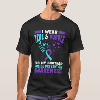 Jag Bäror tealpurt för min brodersjälvmord T Shirt