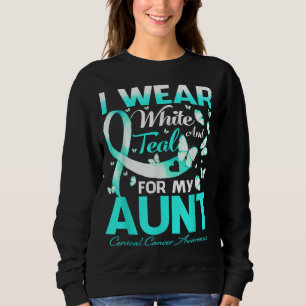 Jag Bäror vit och rolig för Moster cervixcancer T Shirt
